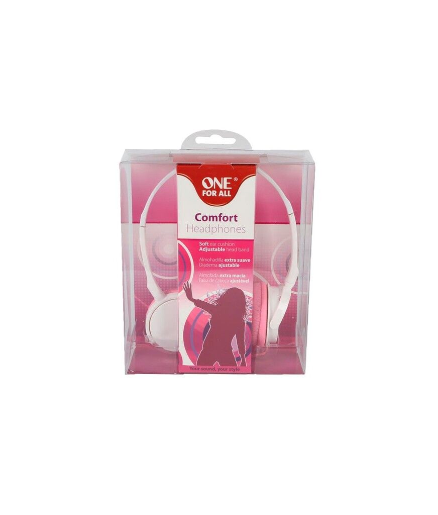 Auricular One For All Comfort Rosado Sv-5331