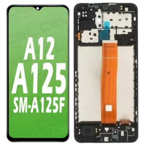 Modulo Samsung A12 Multiversion Con Marco