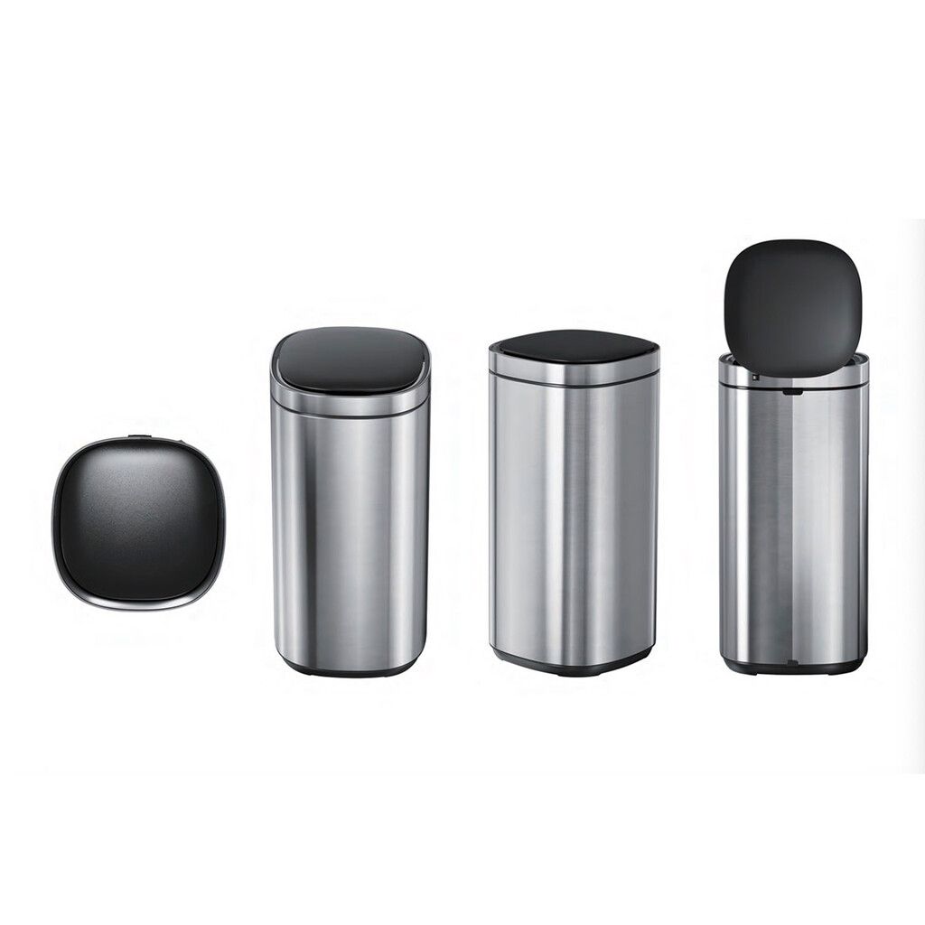 Cesto de acero apertura automática 12 l - Imagen 3