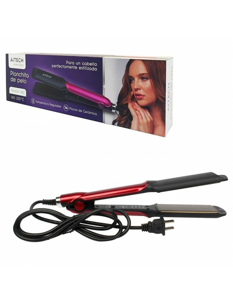 Planchita De Pelo Aitech Profesional Rotación 360º 220V 7799135011236