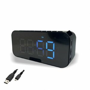 Reloj Despertador Parlante Bluetooth Recargable EC100461