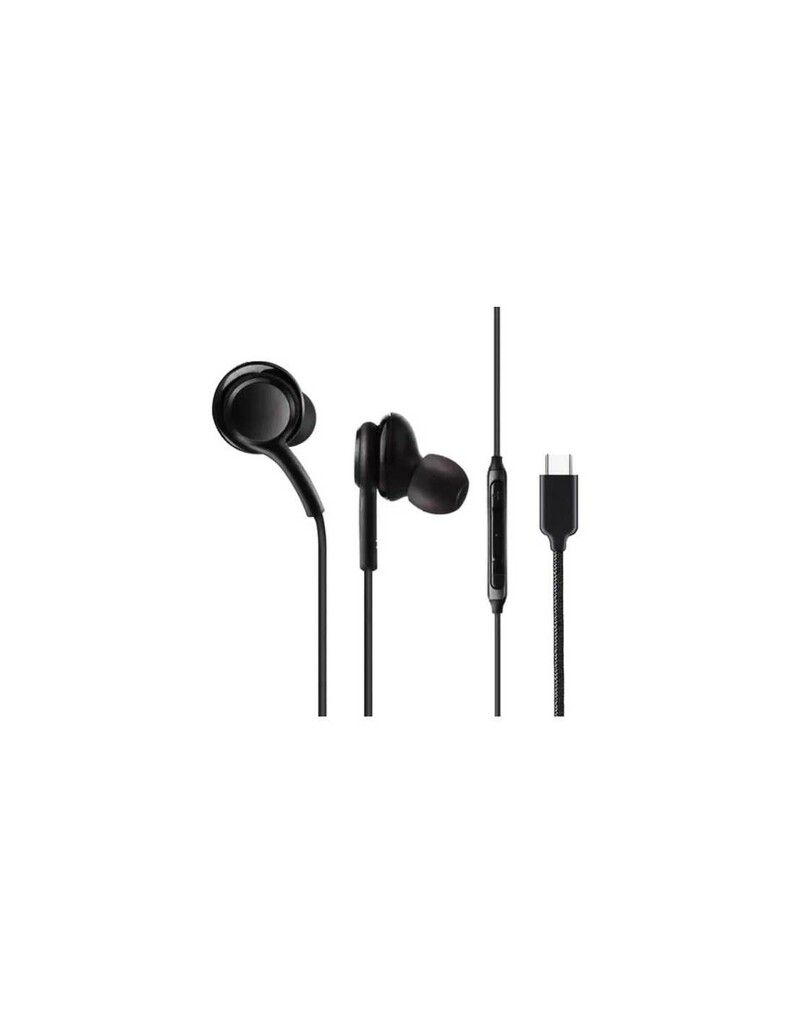 Auricular Con Cable Tipo C In Ear Negro EC100595