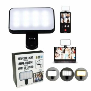 Mini Luz Led Con Clip Para Celulares Regulable EC100198