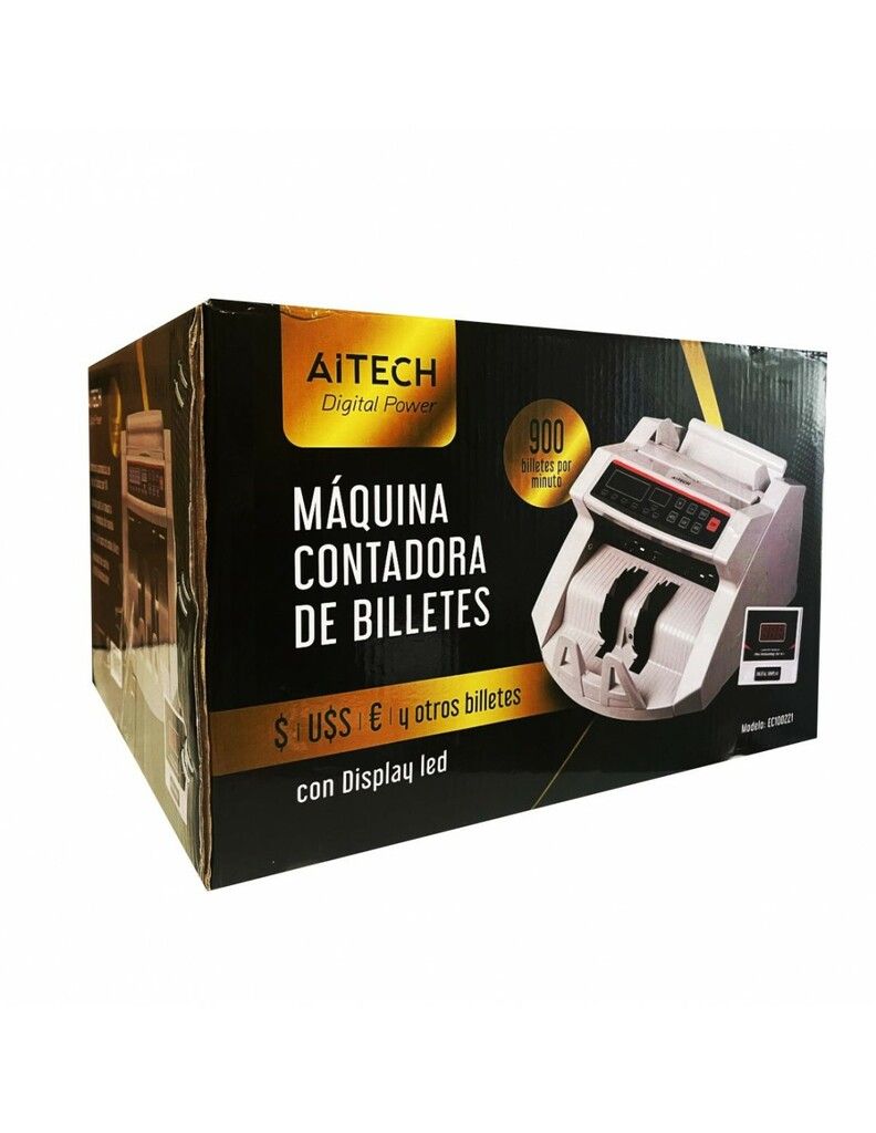 Contadora De Billetes Aitech Universal 110v 60hz AIOF270221B - Imagen 2
