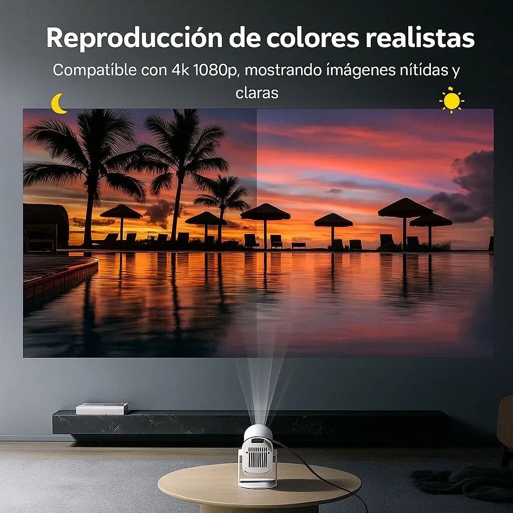 Proyector M10 Plus Android 11 Smart 4K+720P - Imagen 4