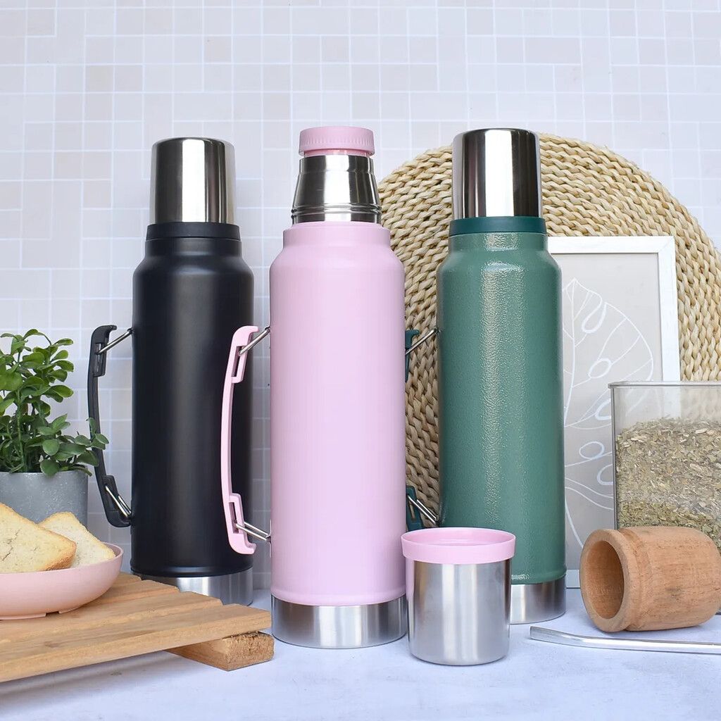 Termo De Acero Inoxidable Clasico 1.2L - Imagen 3