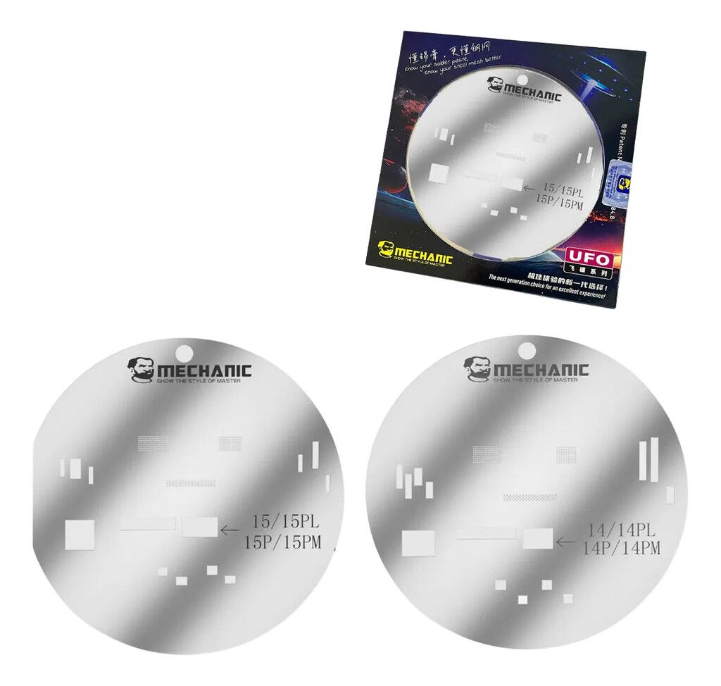 Stencil Mechanic Para Iphone Serie 14 / 15 6942174892910