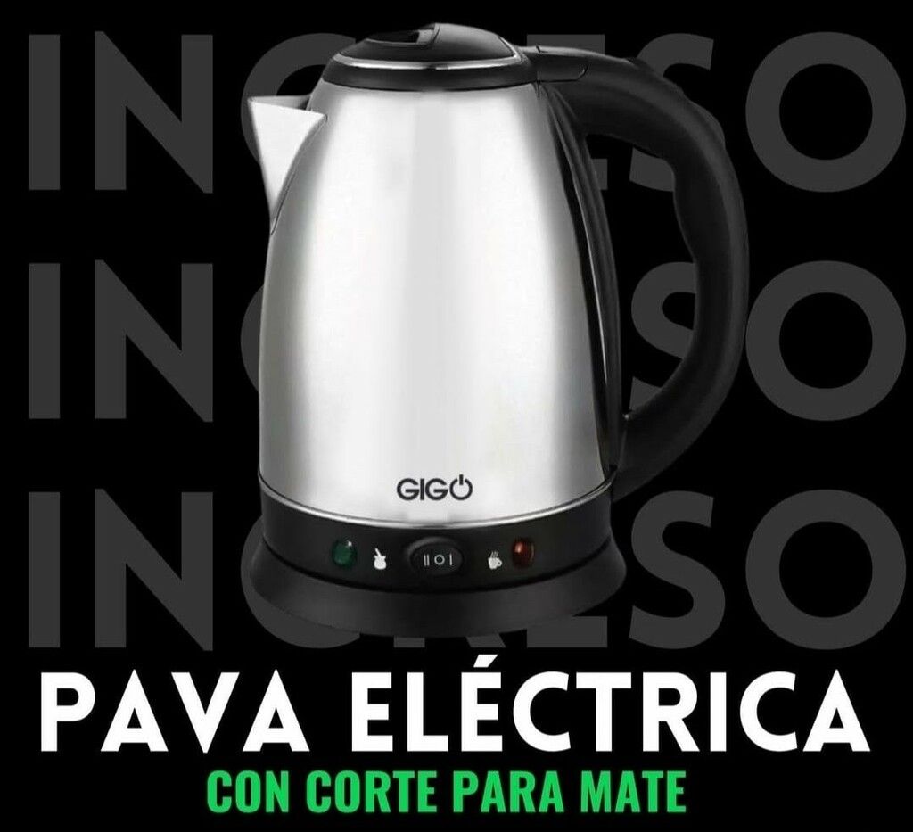 Pava electrica con corte para mate GIGO g-pe1.8
