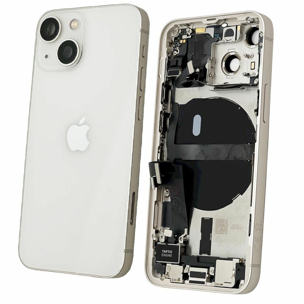 Chasis / Housing Completo Iphone 13 Con Logo Blanco
