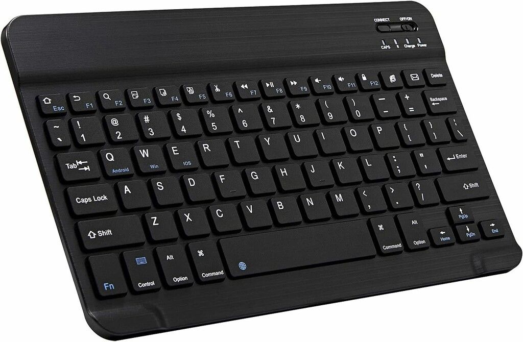Teclado Bluetooth Ultra Delgado Portátil Mini Teclado Inalámbrico Recargable