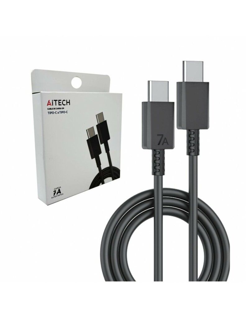 Cable Tipo C a Tipo C Aitech 7A 2M AICA181412N - Imagen 2