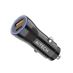 Cargador 12V Cabezal Aitech 48W USB + USB C AICC020220N
