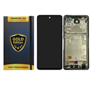 Modulo Samsung A72 Oled Pantalla Grande Con Marco Gold Edition
