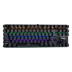 Teclado Mecanico Gamer Pro Con Luces RGB Switch Cherry MX Blue Global