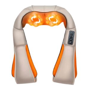 Masajeador Electrico Cervical Portatil 8 Rodillos EC100185
