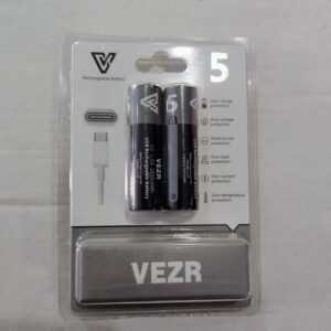 Pila AA 380mah Recargable Vezr Blister x2