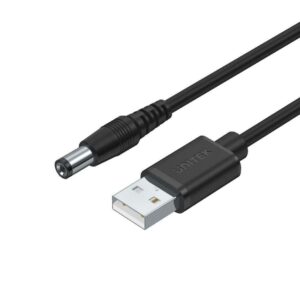 Cable DC-USB 5.5mm x 2.1mm 1.5m FULLTOTAL