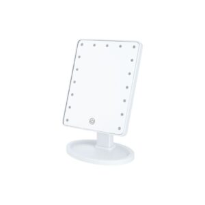 Espejo de Maquillaje con luz LED Recargable 360°