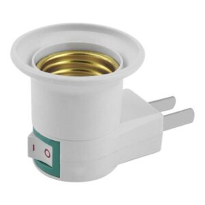 Porta Lampara con Interruptor