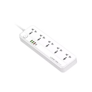 Zapatilla 5 tomas + 3 USB + 1USB C LDNIO SC5415