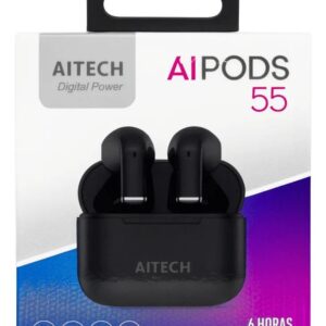 Auricular Bluetooth Aitech Aipods 55 con Microfono