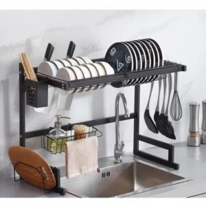 Rack Escurridor Secador de Platos y Cubiertos de Acero