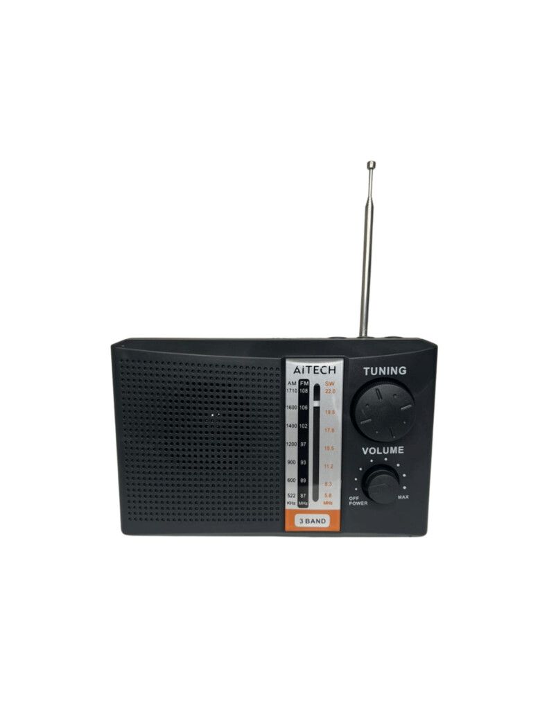Radio FM/AM/SW Bateria Recargable Carga USB