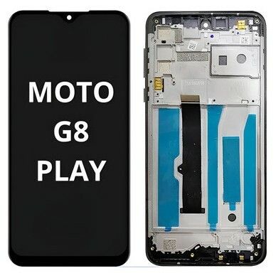 Modulo Motorola G8 play Con Marco