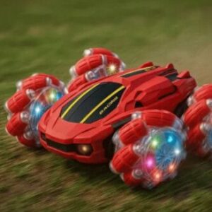Auto De Acrobacia A Control Remoto Con Rotación 360° Recargable MEDIANO