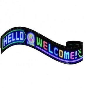 Cartel Led Rgb Programable Con Control Remoto